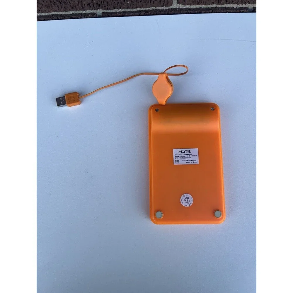 23 Key Retractable USB Numeric Keypad Wired Number Pad for Laptop Data Entry
